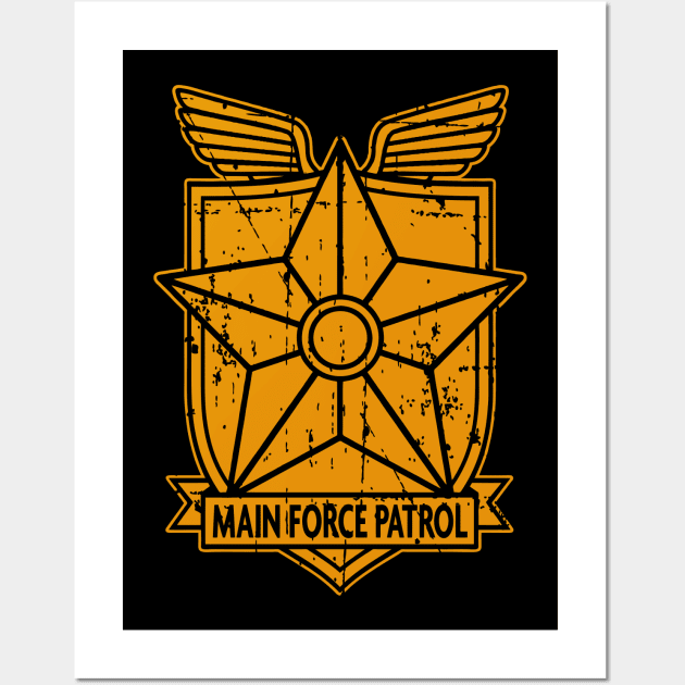 Mad Max Main Force Patrol Badge Wall Art by CultureClashClothing